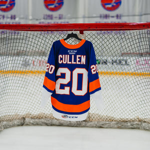 #20 Cullen Bridgeport Blue Game Used Jersey