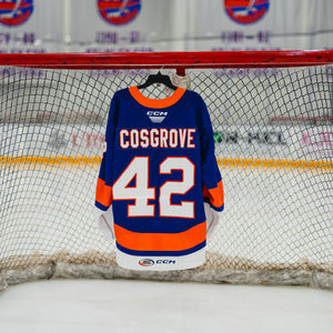 #42 Cosgrove Bridgeport Home Jersey