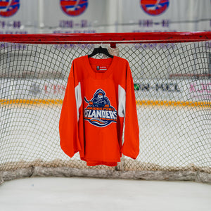 Bridgeport Fisherman Logo Orange Practice Jersey