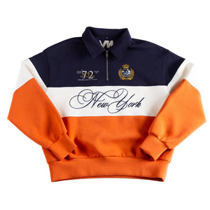 Primary Collared Quarter Zip Sweater