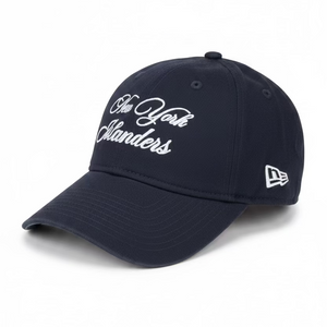 Navy Script Hat