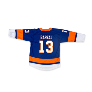 #13 Barzal Youth Home Replica Jersey
