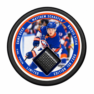 #48 Schaefer Game Used Stick Puck