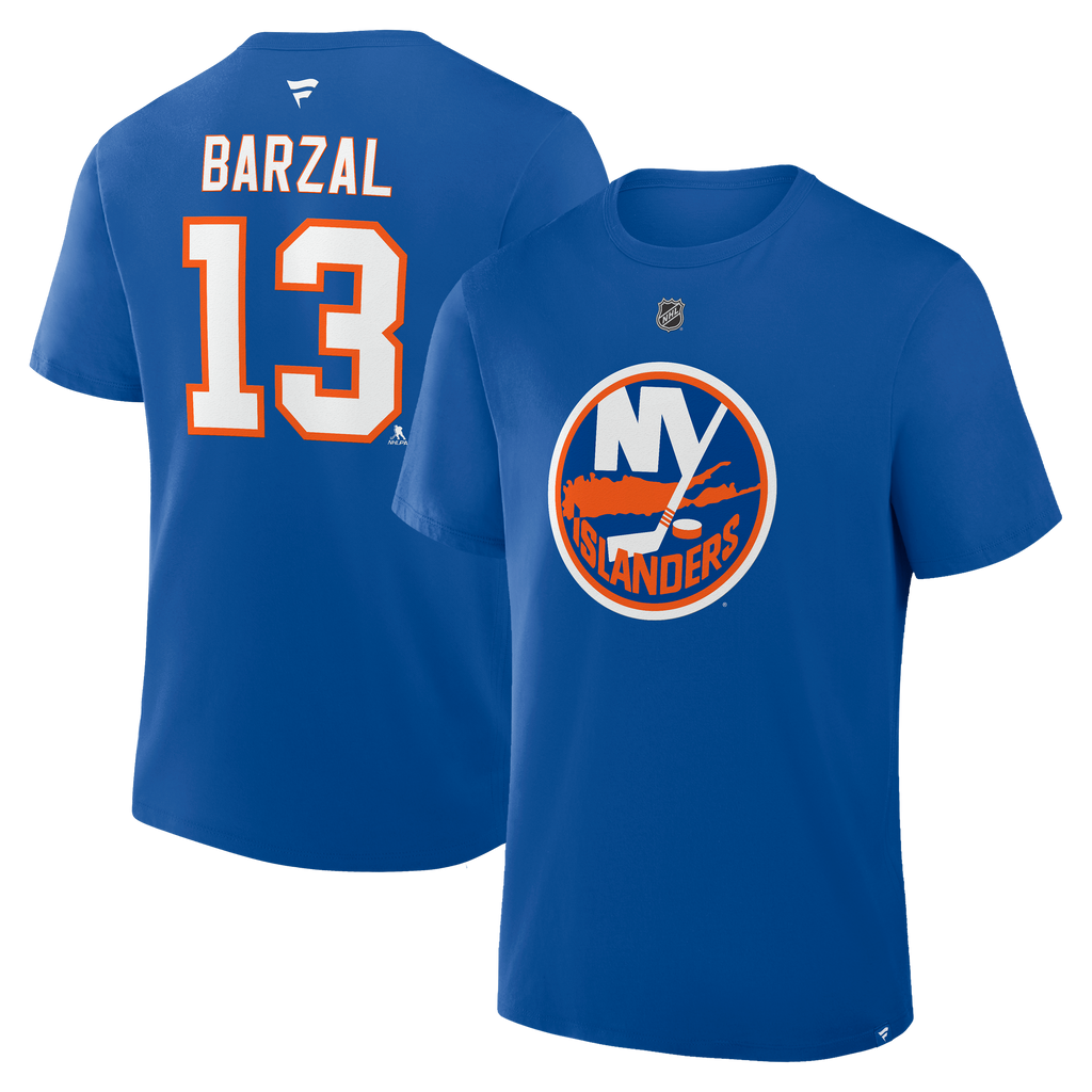 Mathew Barzal New York Islanders Name & Number T-Shirt