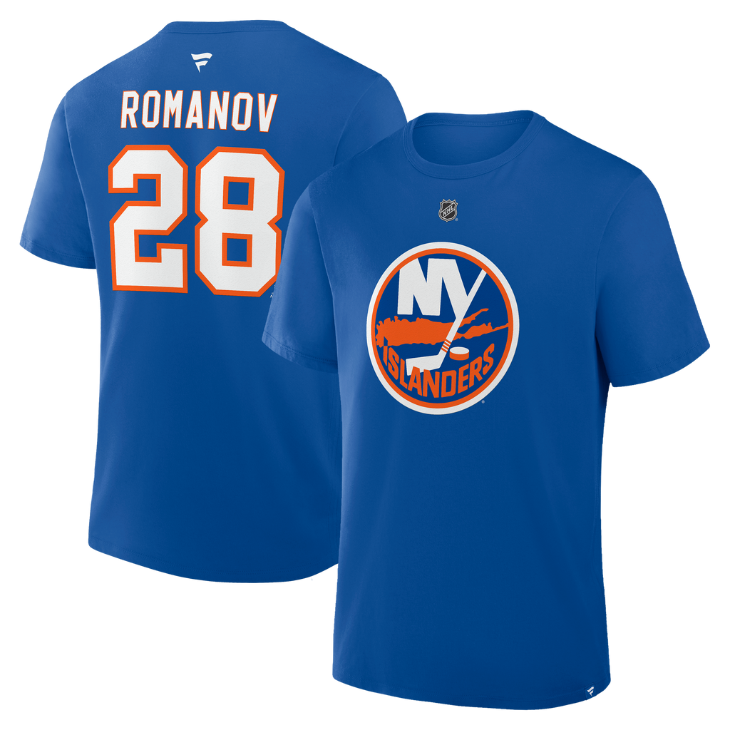 Alexander Romanov New York Islanders Name & Number T-Shirt