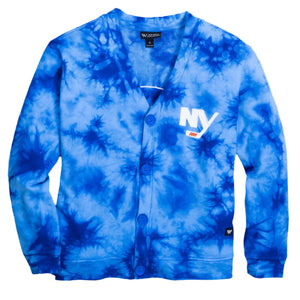 Islanders Women's Tie Dye Embroidered Cardigan