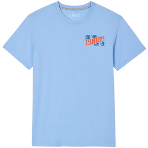 GOAT USA Adult Light Blue Tee