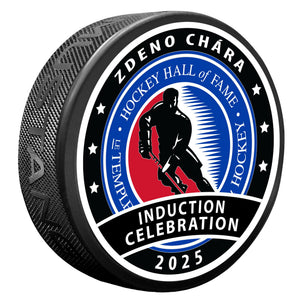 New York Islanders Hockey Hall of Fame Induction Puck | Chara
