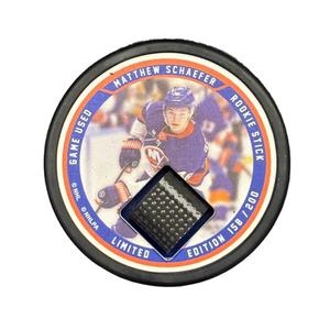 Schaefer Game Used Stick Puck