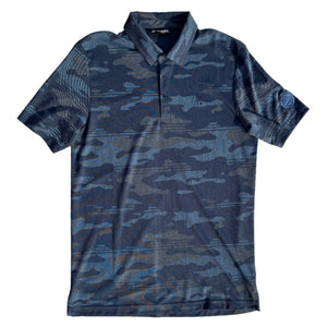 Navy Camo Polo