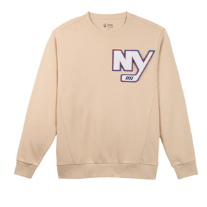 Alternate Oatmeal Fleece Chenille Crewneck