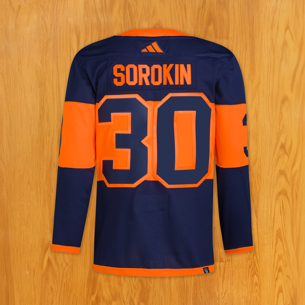 #30 Ilya Sorokin Men's Adidas New York Islanders Stadium Series Jersey