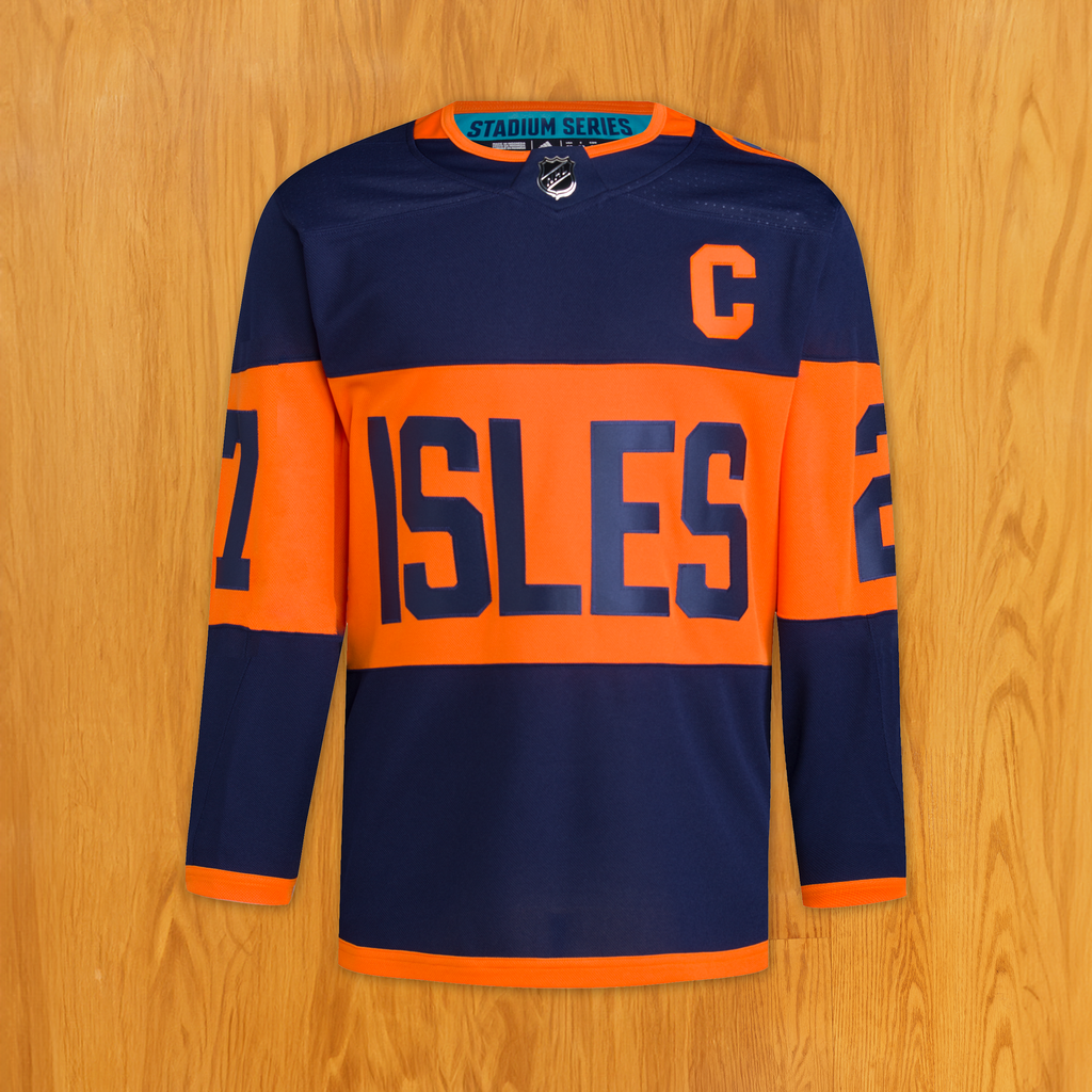 #27 Anders Lee Men's Adidas New York Islanders Stadium Series Jersey