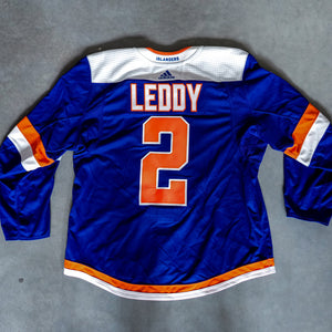 Nick Leddy Game Used Adidas Third Jersey
