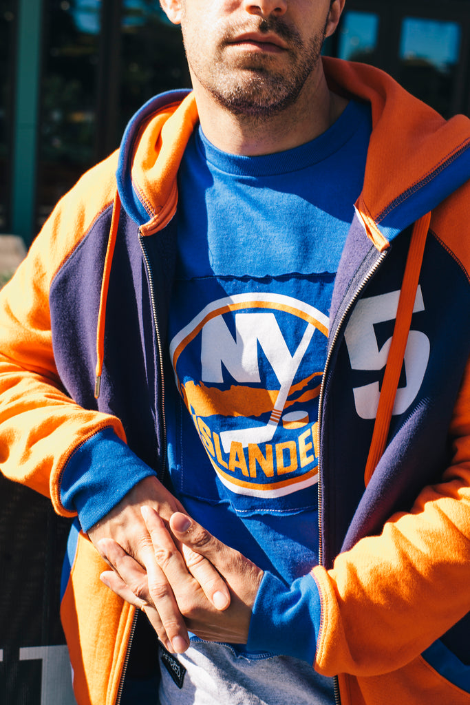 New York Islanders Collegiate #5 Colorblock Zip-up