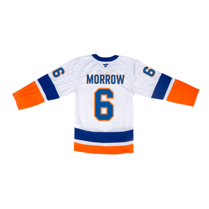 #6 Morrow Men's Premium White Jersey