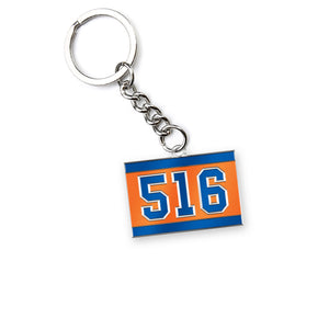 516 Area Code Key Chain