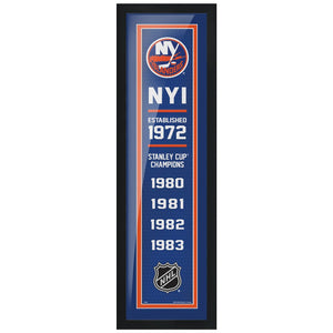 New York Islanders 6x22  Empire Framed Sign