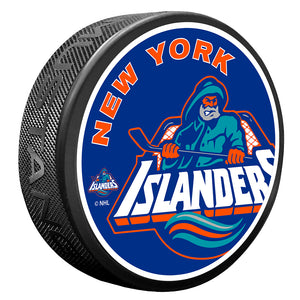 Islanders Fisherman Icon Puck