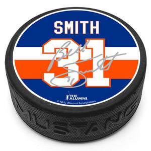 New York Islanders Alumni Puck - Smith