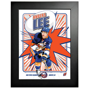 New York Islanders Player KABOOM 12x16 Frame| Anders Lee