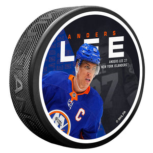 New York Islanders Centerfold Puck | Andres Lee