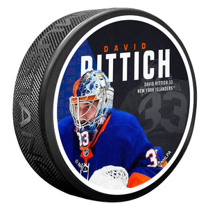 New York Islanders Centerfold Puck | David Rittich