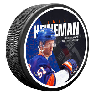 New York Islanders Centerfold Puck | Emil Heineman
