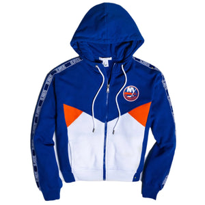 Islanders Women's Color Block Full Zip Hoodie