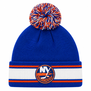 Primary Youth Cuffed Stripes Knit Pom