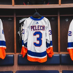 Pelech Game Used Adidas Away Jersey