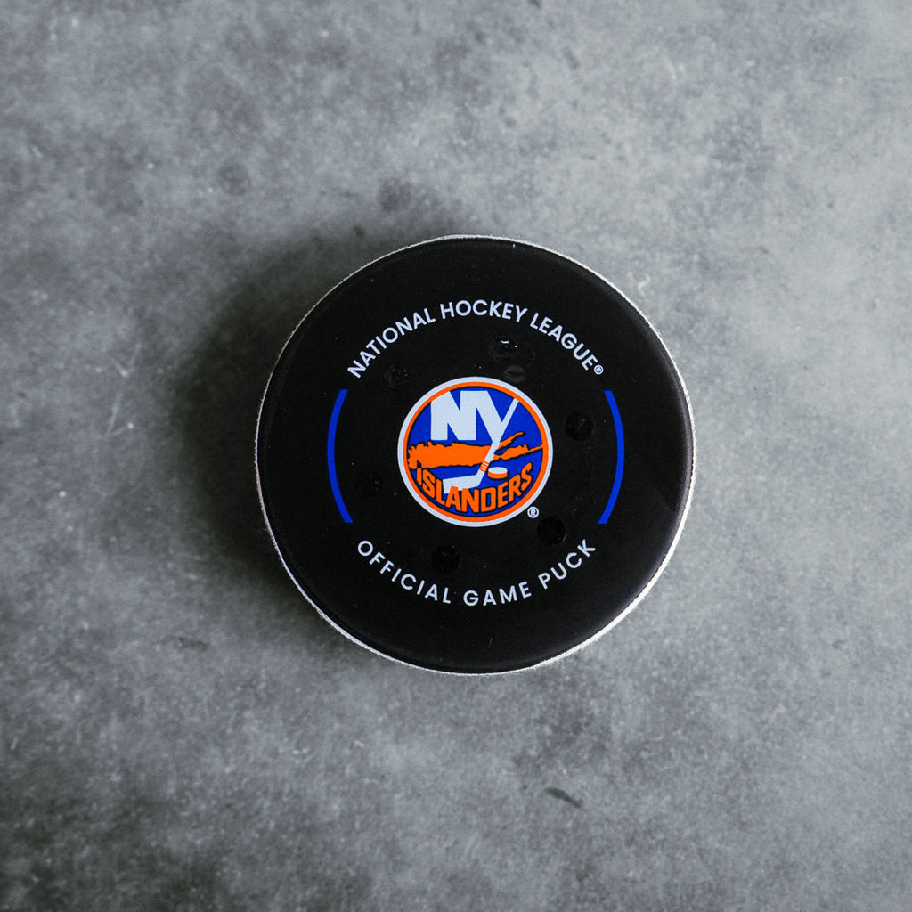 10/11/25 Islanders Official Game Used Goal Puck