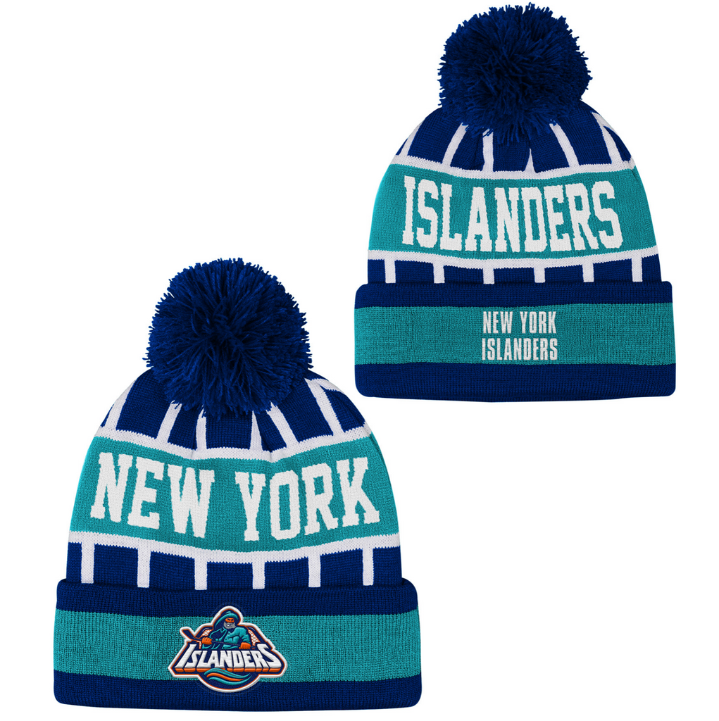 Islanders Fisherman Go Fast NY Beanie Pom