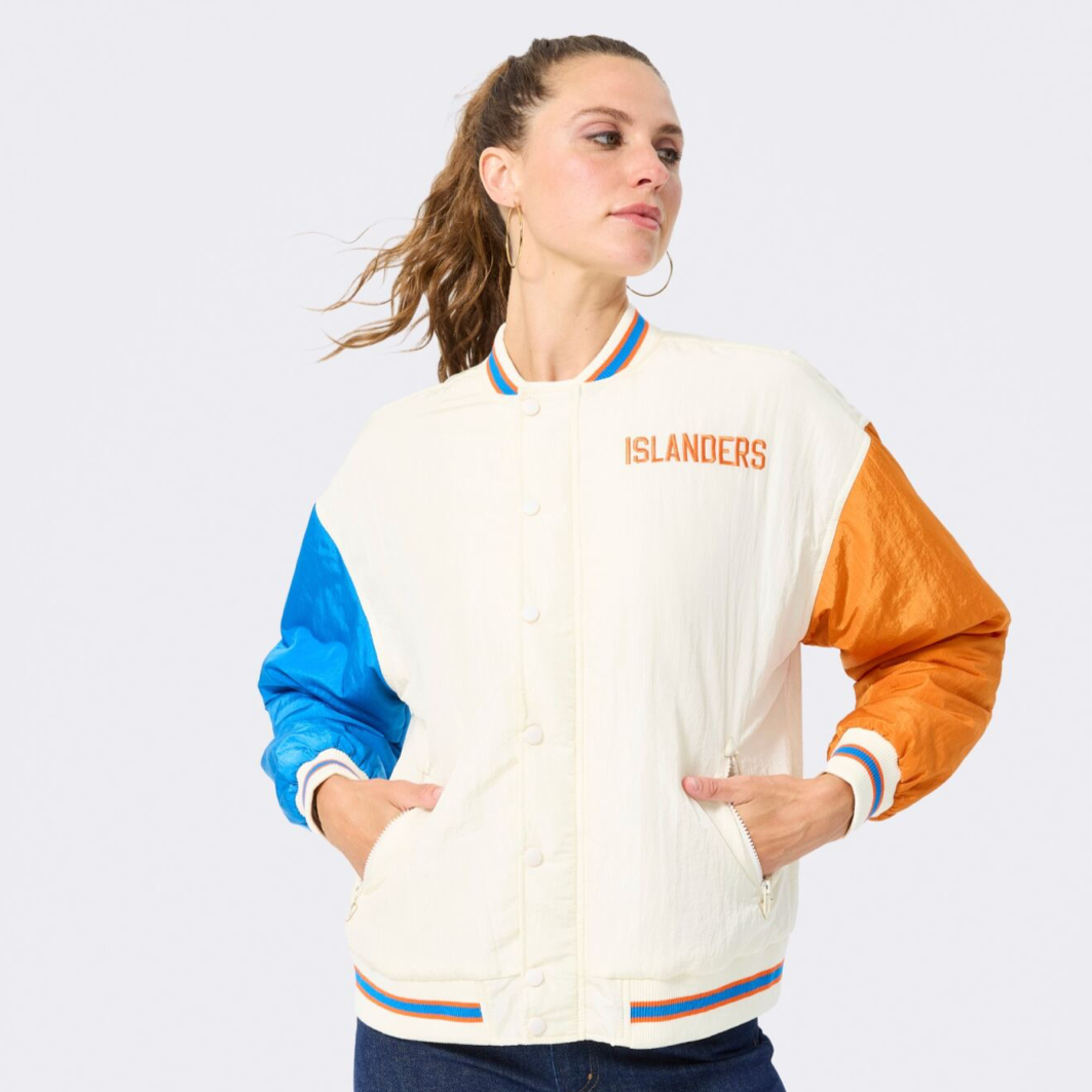 Colorblock Bomber Jacket – Isles Lab