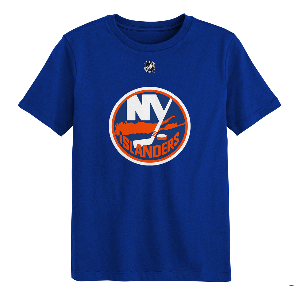 Mathew Barzal #13 New York Islanders Name & Number Kids T-Shirt