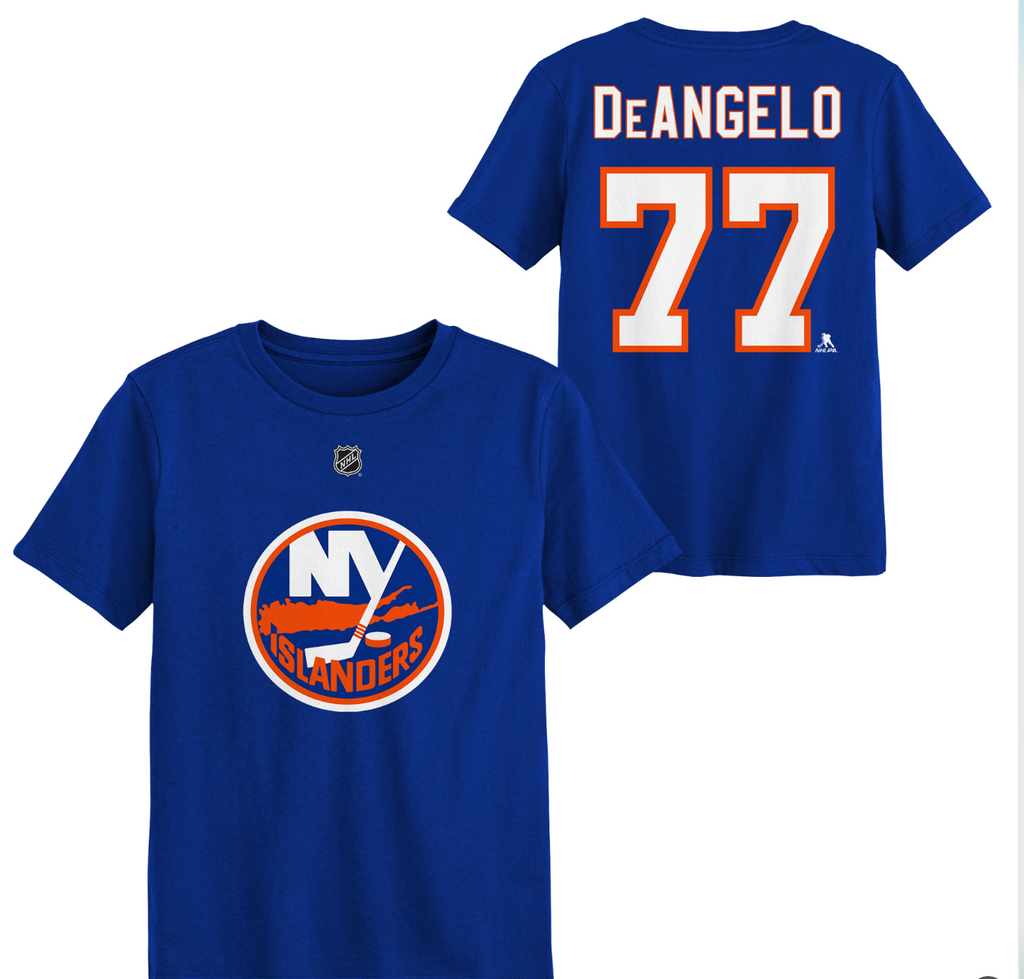 Tony DeAngelo New York Islanders Name & Number T- Shirt