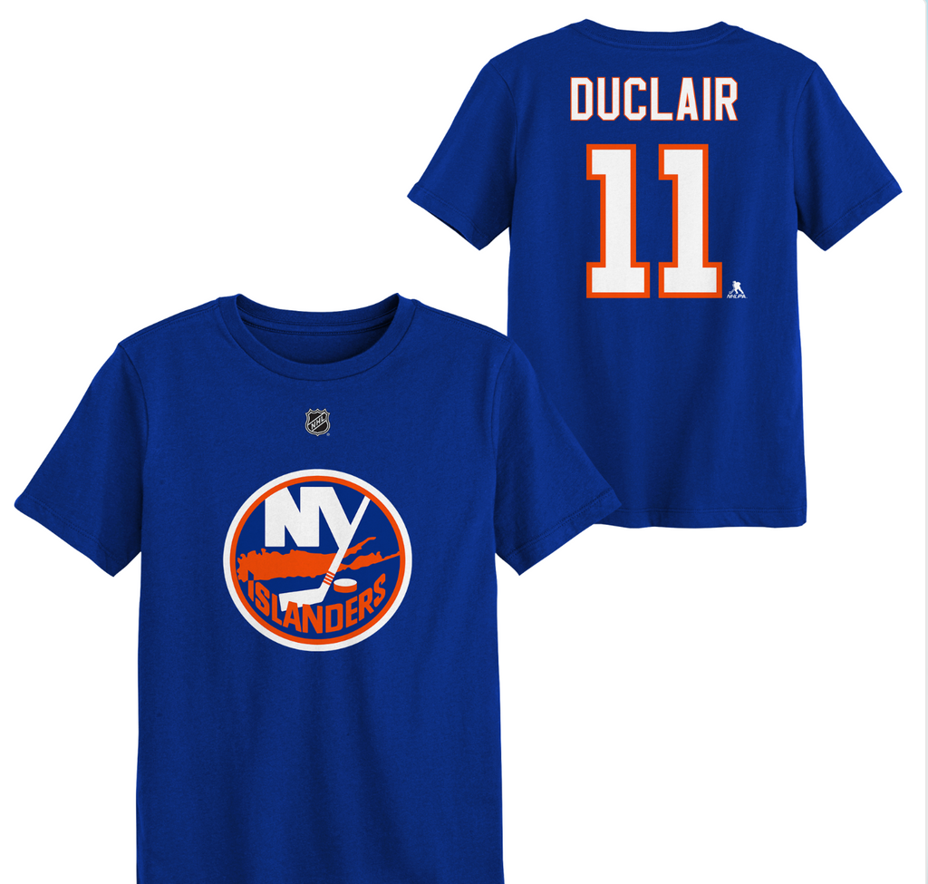 Anthony Duclair #11 New York Islanders Name & Number Kids T- Shirt