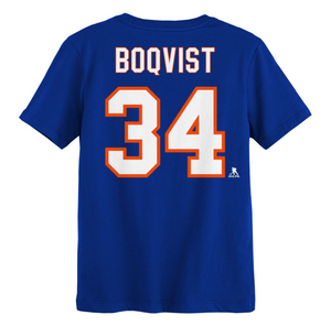 #34 Boqvist Name & Number Toddler T-Shirt