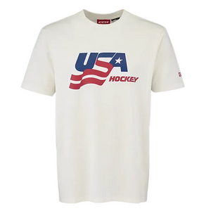 Team USA CCM White Short Sleeve Tee