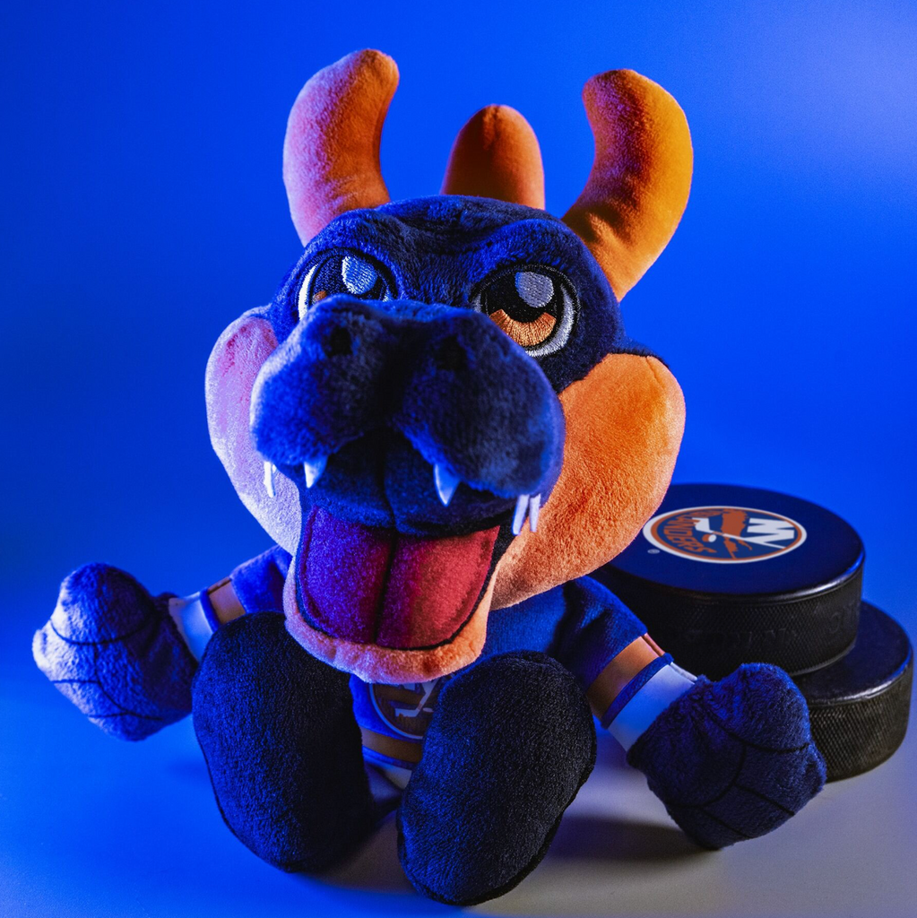 Islanders 8” Sitting Sparky Mascot Plush