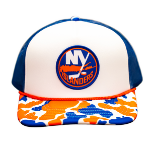 Islanders Primary Camo Mallard Adjustable Cap