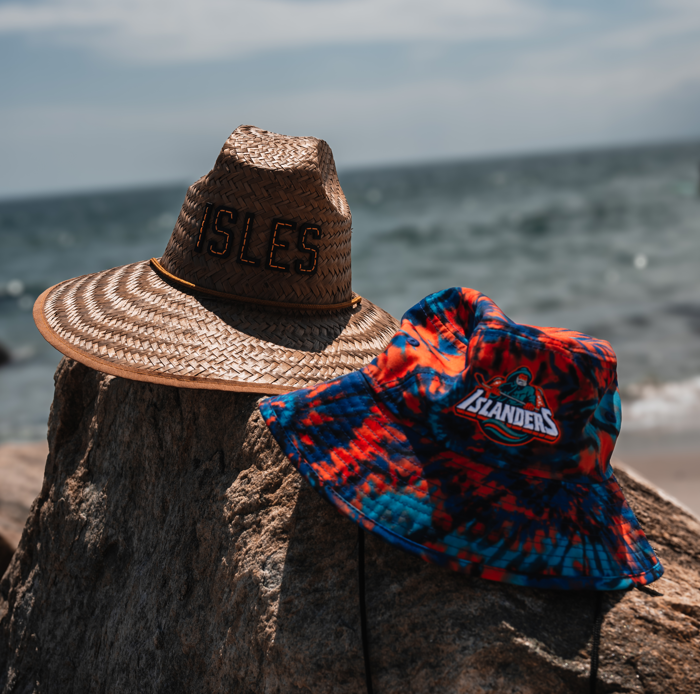 Islanders ISLES Straw Beach Hat