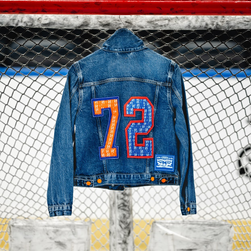 Custom Jersey Number good Denim Jacket