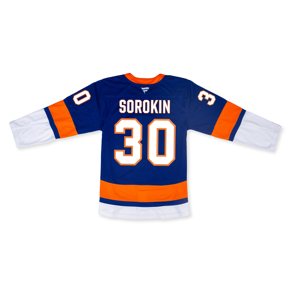New York Islanders #30 Sorokin Premium Home Jersey
