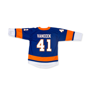 #41 Vanecek Youth Home Replica Jersey