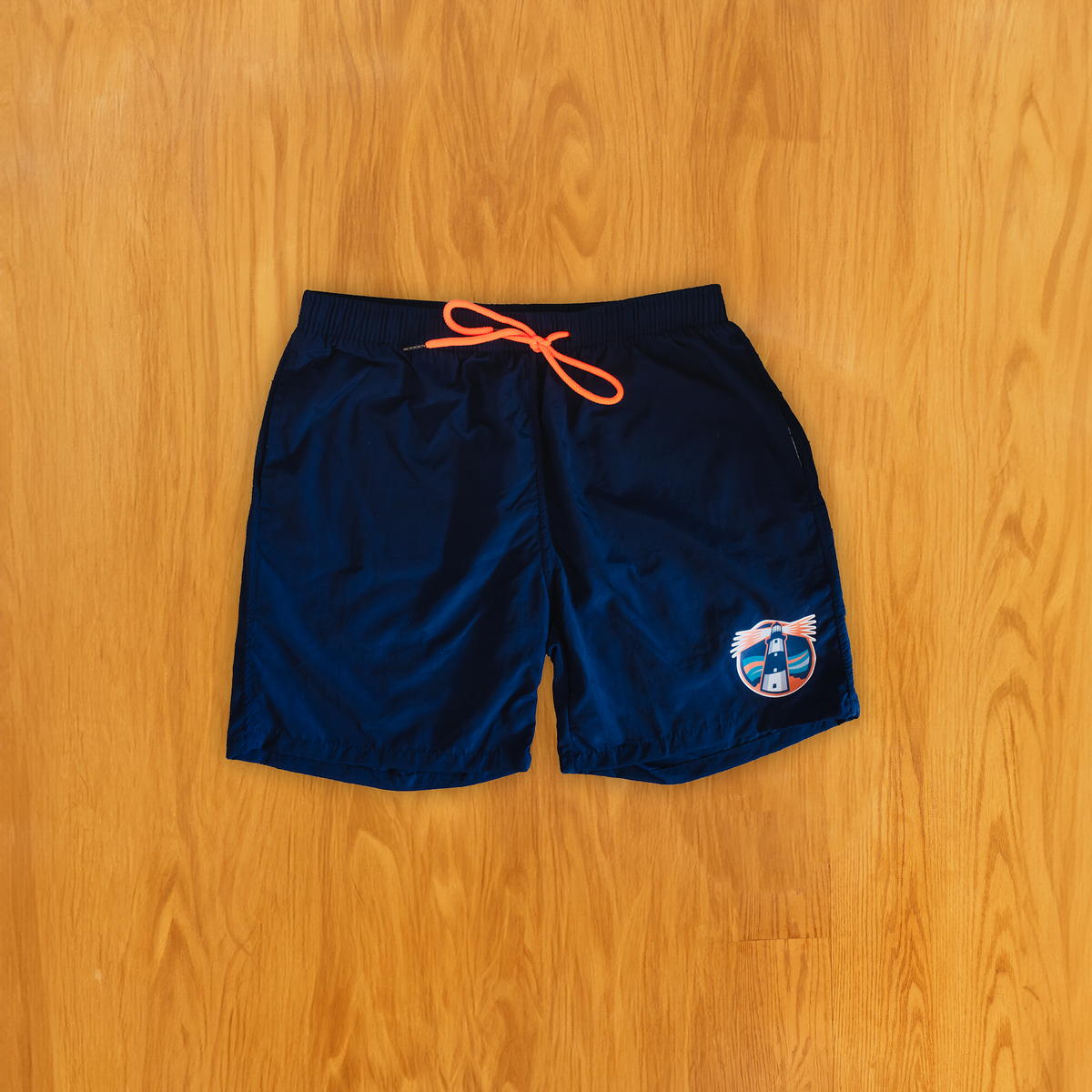 New York Islanders Lighthouse Navy Swim Trunks | Isles Lab