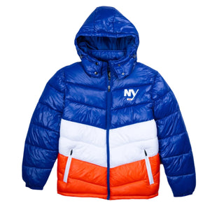Islanders Starter Metallic Colorblock Puffer