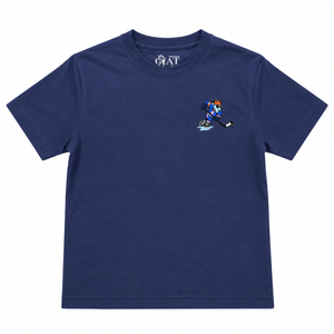 GOAT USA Adult Attack Navy Tee
