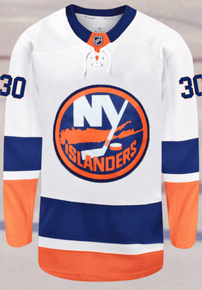 New York Islanders #30 Sorokin Men's Premium Away Jersey