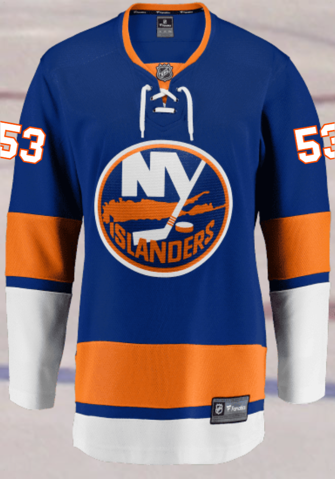 New York Islanders #53 Cizikas Women's Home Breakaway Jersey